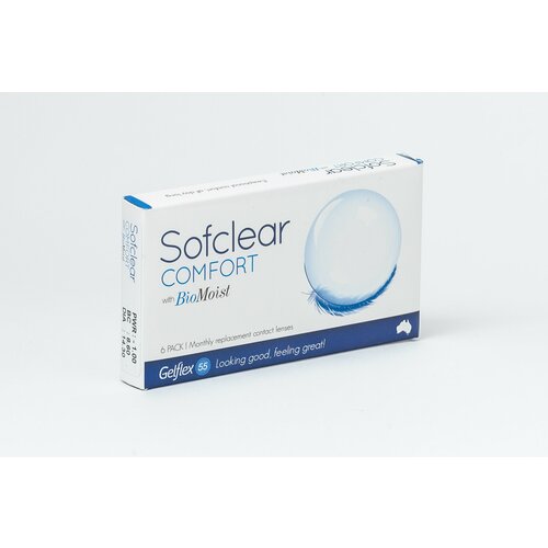    Gelflex Sofclear Comfort with BioMoist, 6 ., R 8,6, D -7,5, ,  