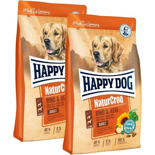  HAPPY DOG NATURCROQ RIND & REIS          (15 + 15 )   -     , -,   