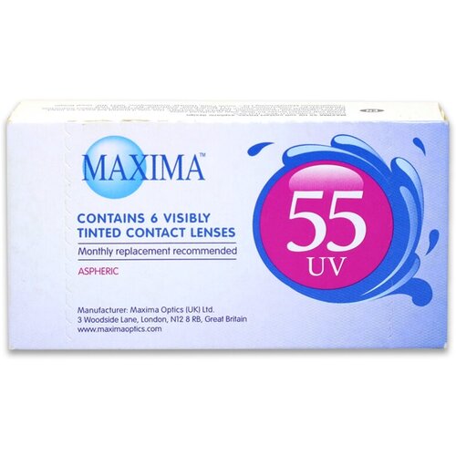    Maxima 55 UV, 6 ., R 8,9, D -2,25, , 1 .   -     , -  