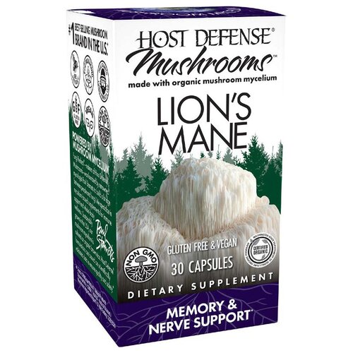   Host defense Lion's mane, 60 , 60 , 30 .   -     , -  