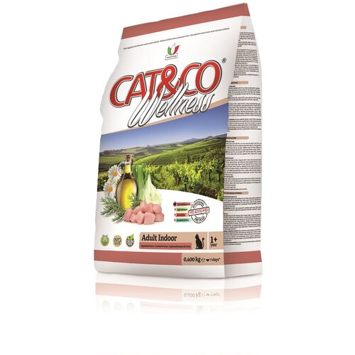  Wellness Cat&Co Adult Indoor        , 400 .   -     , -,   