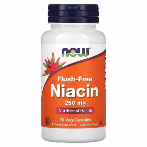  Now Niacin Flush-Free 250 mg 90 .   -     , -  