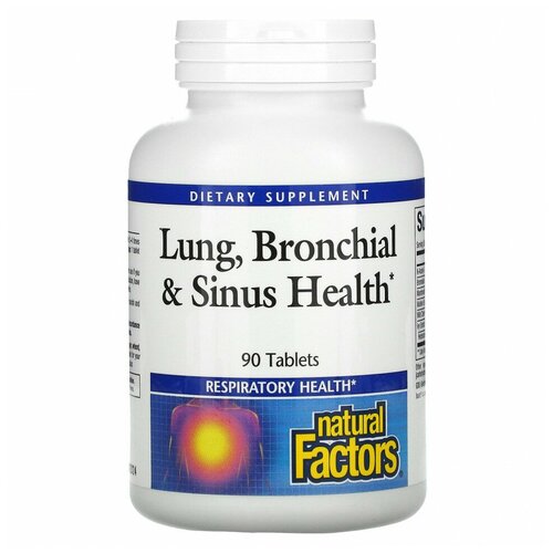  Natural Factors Lung Bronchial & Sinus Health (  ) 90    -     , -  