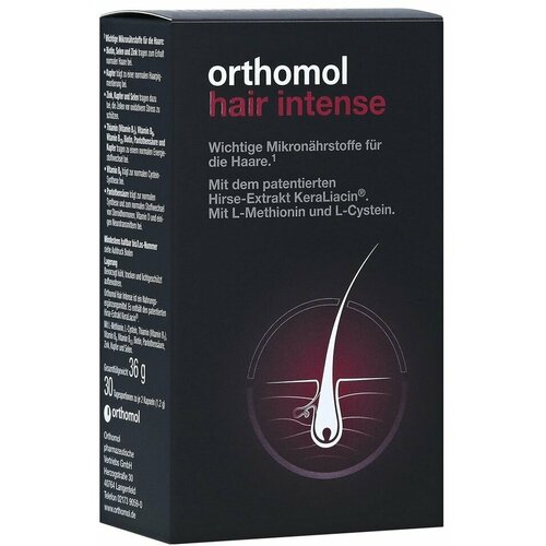  Orthomol Hair Intense -    () 60  ( 30 )         -     , -  