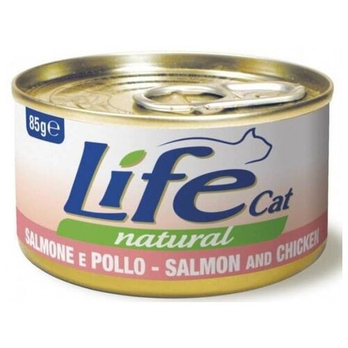  [94464] Lifecat salmon with chicken 85g -         85 . 1/24, 94464 (2 )