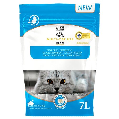���� ����������� Organic Team Multi-cat Formula ��� ��������� ������� �� �������, �����������, ������������, ����������, ��������� 7 �., ������ ������