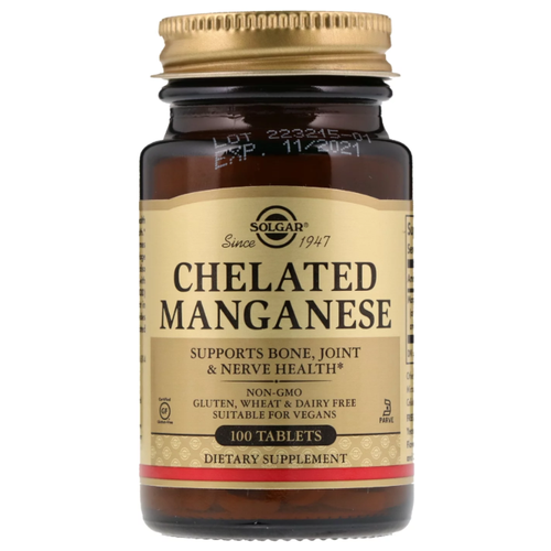  Solgar Chelated Manganese ., 500 , 100 .   -     , -  