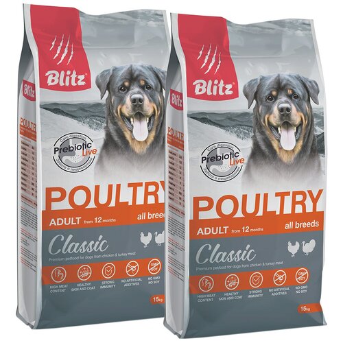  BLITZ CLASSIC ADULT ALL BREEDS POULTRY        (15 + 15 )   -     , -,   