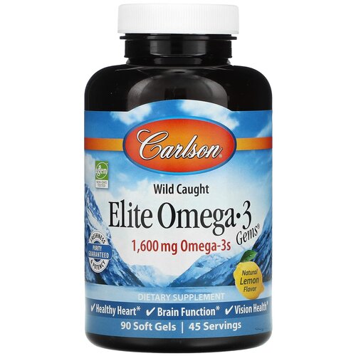  Elite Omega-3 Gems ., 400 , 340 , 90 .,    -     , -  