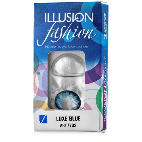    ILLUSION Fashion Luxe, 2 ., R 8,6, D -5, blue,  