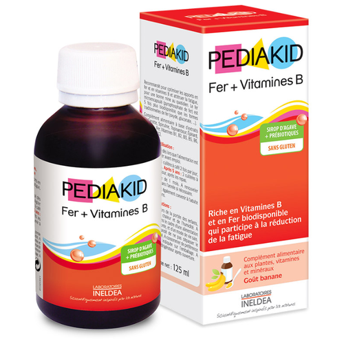  Pediakid Fer + Vitamines B  ., 125 , 125 ,    -     , -  