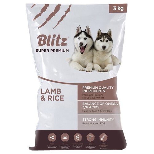  Blitz      BDD06-3-02000 | Sensitive Lamb Rice Adult Dog All Breeds 2  53577 (2 )   -     , -,   