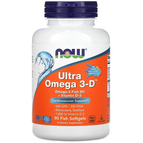   NOW Ultra Omega 3-D, 270 , 100 , 90 .   -     , -  