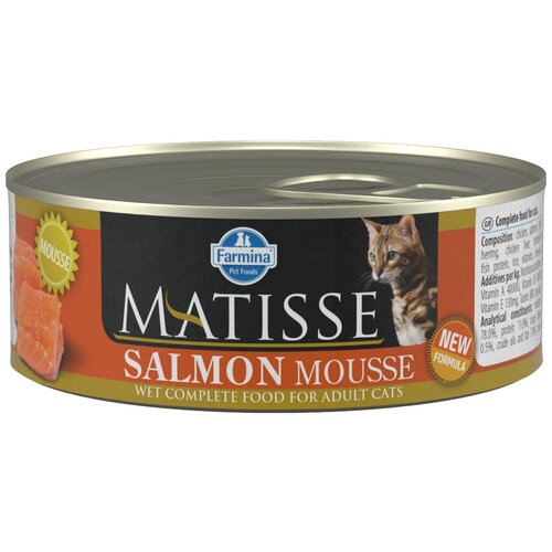   Farmina Matisse Salmon Mousse ()    , 85  x 12    -     , -,   