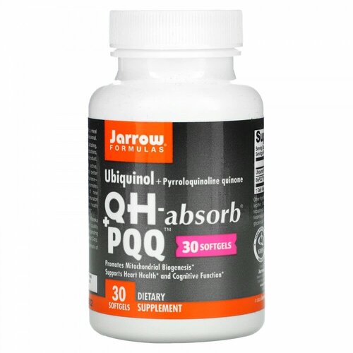  Jarrow Formulas Ubiquinol, QH-Absorb + PQQ 30   (Jarrow Formulas)   -     , -  