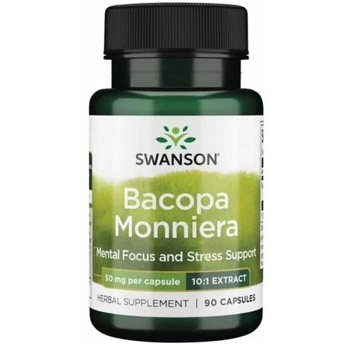 ���� Swanson Bacopa Monniera 10:1 Extract (������ ����� - �������� 10:1) 50 �� 90 ������, ������ ������