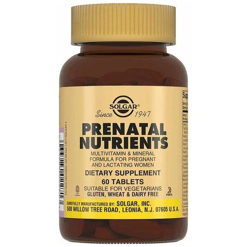  Solgar Prenatal Nutrients ., 150 , 60 .   -     , -  