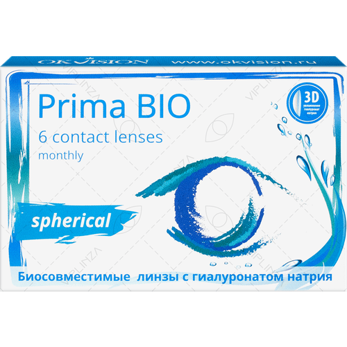    OKVision PRIMA BIO, 6 ., R 8,6, D -12,5, , 1 .   -     , -  