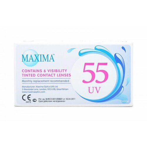    Maxima 55 UV Aspheric, 6 ., R 8,9, D -4,25, , 1 .   -     , -  