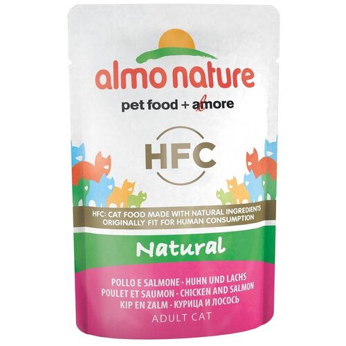  Almo Nature         (HFC - Natural - Chicken and Salmon) 5803 | Classic Nature - Chicken Salmon 0,055  20056 (2 )   -     , -,   