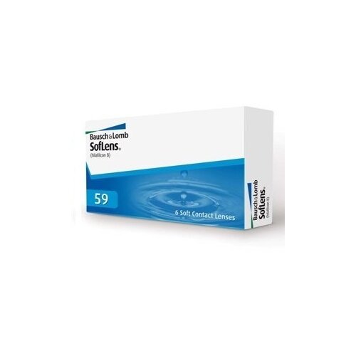    Bausch & Lomb SofLens 59, 6 ., R 8,6, D -2,5   -     , -  