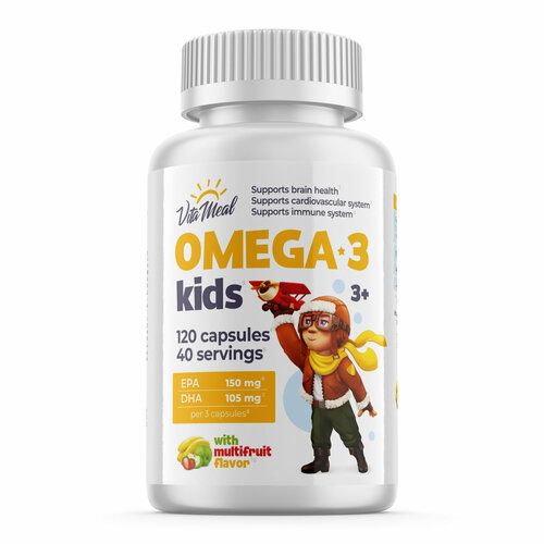   3   VitaMeal Omega-3 Kids   3 , 120 , ,  