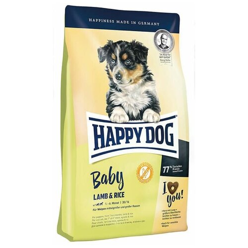    Happy Dog Baby Lamb & Rice      6      4    -     , -,   