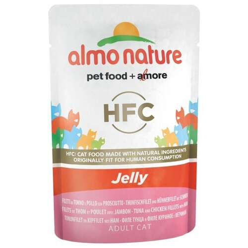  Almo Nature           (HFC - Jelly - with Tuna Chicken and Ham) 5044 | Classic Nature Jelly - Tuna Chicken and Ham 0,055  20483   -     , -,   