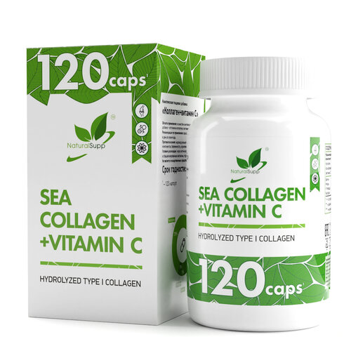   NaturalSupp Sea collagen + Vitamin C, 120 .   -     , -  