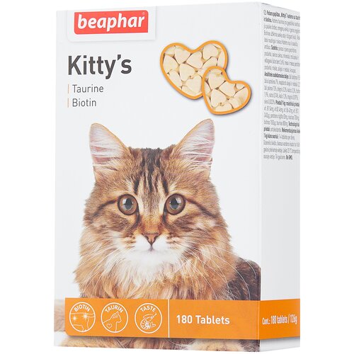    Beaphar Kitty's Taurine + Biotin , 180 .   -     , -  