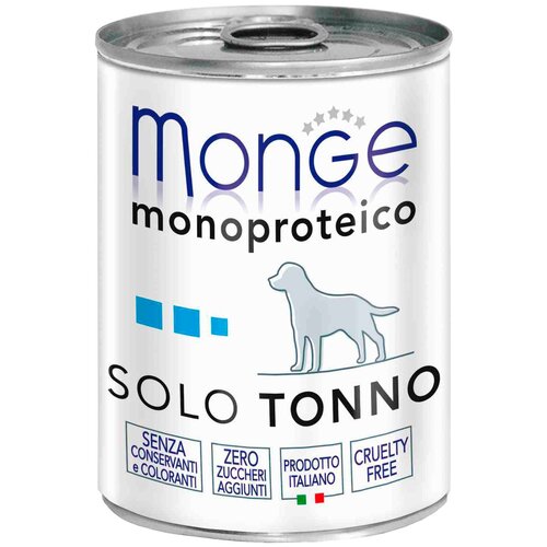      Monge Dog Monoprotein SOLO TONNO, , , 6 .  400    -     , -,   