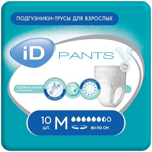    iD Pants, M, 80  110 , 6.5 , 80-110 , 1 .  10 .   -     , -  