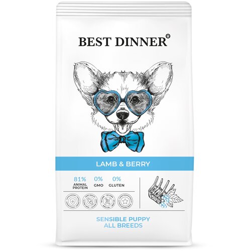         1 ,     Best Dinner Puppy Sensible Lamb&Berry        12 .   -     , -,   