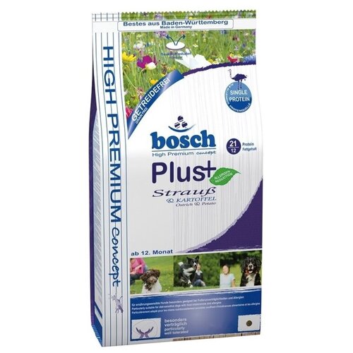  Bosch Adult Plus Ostrich&Potato        12.5   -     , -,   