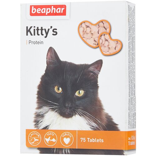    Beaphar Kitty's + Protein , 75 .   -     , -  