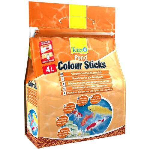        Tetra Pond Colour Sticks, 4 , 750    -     , -  