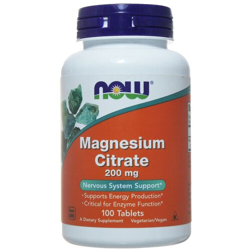   NOW Magnesium Citrate 200 , 210 , 200 , 100 .   -     , -  