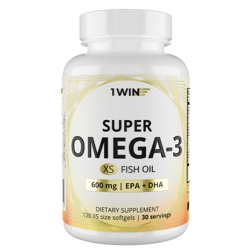   3    600 , 1WIN Super Omega-3 XS, 120    -     , -  