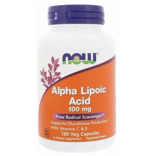   NOW Alpha Lipoic Acid with Vitamins C and E, 160 , 100 , 120 .   -     , -  