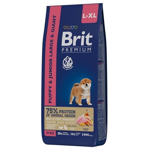  Brit Premium Dog Puppy and Junior Large and Giant              - 3    -     , -,   