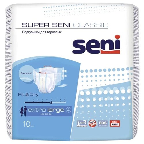     SUPER SENI CLASSIC Extra Large ( 130-170 ), 10 .   -     , -  