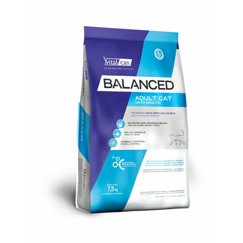  Vitalcan Balanced Cat Adult        - 7,5    -     , -  