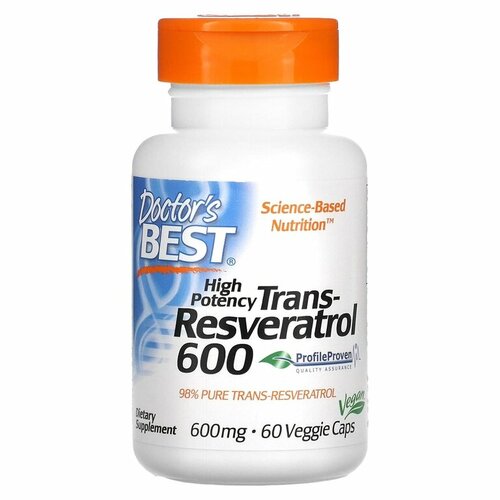 ���� ������� Doctor's Best High Potency Trans-Resveratrol 600 ��, 70 �, 60 ��., ������ ������