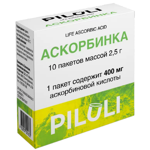   Life Ascorbic Acid . ., 400 , 2.5 , 10 .   -     , -  