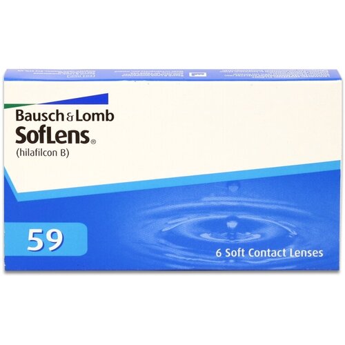    Bausch & Lomb SofLens 59, 6 ., R 8,6, D +6   -     , -  