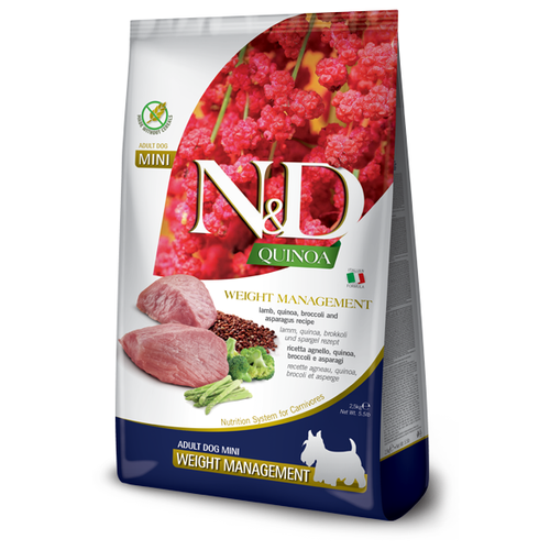   Farmina N&D QUINOA Weight Management Lamb   ,  ,   , 2,5    -     , -,   