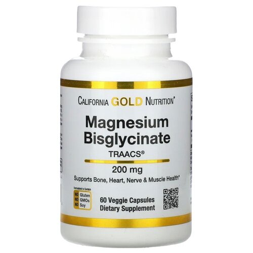  California Gold Nutrition Magnesium Bisglycinate ( ) 60    -     , -  