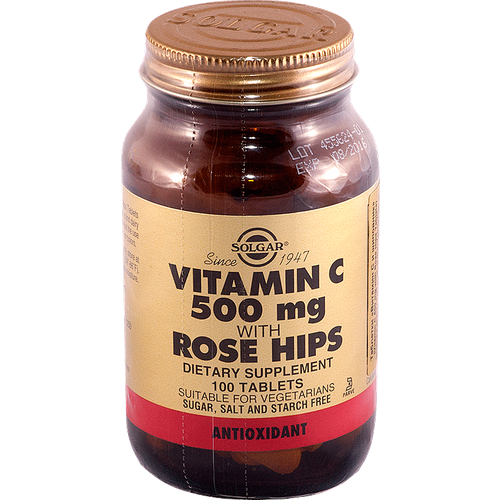  Solgar Vitamin C with Rose Hips ., 500 , 100 , 100 .   -     , -  