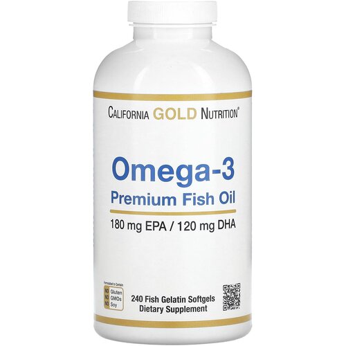  California Gold Nutrition Omega-3 Premium Fish Oil ., 1080 , 240 .   -     , -  