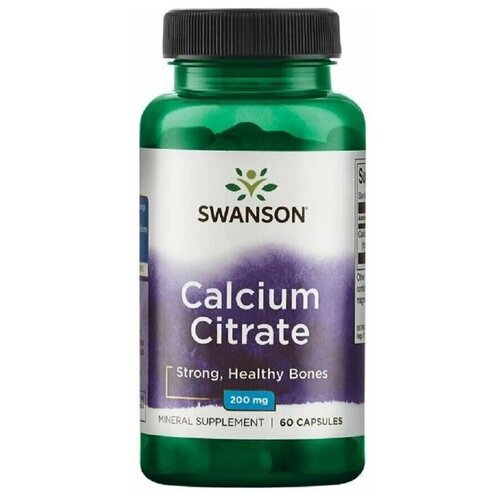 ���� Calcium Citrate, 200 ��, 43 �, 60 ��., ������ ������
